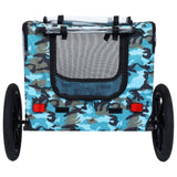 Outdoor Heavy Duty Collapsible Pet Bike Trailer with 16-Inch All-Terrain Wheels & Universal Hitch W1364P268346