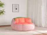 Oversized Bean Bag Chairs,Multicolor Faux Fur Couch Filled with Shredded Sponge,Large Lounger Sofa 66056634