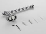 Bathroom Hardware Set, Thicken Space Aluminum 3 PCS Towel bar Set- Gun Grey 16-27 Inches Adjustable 10204461