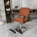 ZUN Classic Barber Chair,Styling Salon Chair with Hydraulic Pump Swivel Barber Chair,for Beauty Salon WF323429AAR