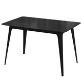 Dining Table Solid Wood Legs, Black N759P222557B