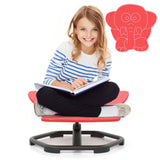 Kids Sensory Swivel Chair 360&deg Spin, 220lbs Capacity, Elephant Design, PP/Metal, Anti-Slip Pads 06706032