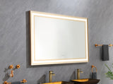 60 x6 Inch LED Bathroom Mirror with Aluminum Frame, Wall Mounted Vanity Mirror, Anti-Fog, Memory, W2287P279863