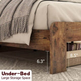 Bed Frame Queen Size, Wood Platform Bed Frame , Noise Free,No Box Spring Needed and Easy Assembly 28474342