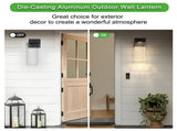 Outdoor waterproof transparent LED crystal wall lamp with light sense 05453058