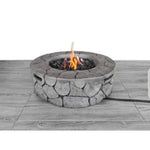 ZUN 9'' H x 28'' W Fiber Reinforced Concrete Outdoor Fire pit B120141824