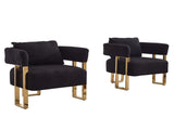 TS Modern decorative chair, living room side chair with gold metal legs, no wheels, suitable for 63970822