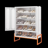 Modern minimalist double door shoe with adjustable mesh doors and high foot hollow storage W1247P257581