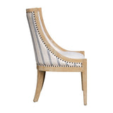 Upholstered Dining Chair with Nailhead Trim B035P256569