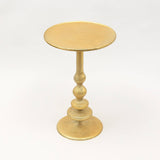 Decorative Aluminium Accent Side Table-16X16X24" B346P325447