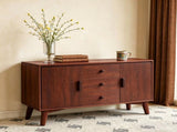 47.3" Mid Century Modern Sideboard Buffet Cabinet, Kitchen Buffet Cabinet with Solid Wood Frame Legs W3204P489400