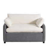 50*43" Oversized Chenille Single Sofa Chair,Wide and Deep Seat Accent Chair,Modern N723P235042E