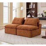 Modular Sofa,No Armrests,At will DIY,Soft Chenille Fabric,Neck W2108P261274