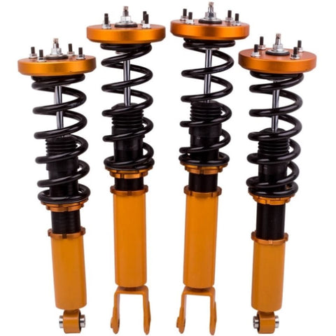 ZUN 4pcs Air Spring to Coil Spring Conversion Kit Shock For Jaguar XJ8 2003-2009 Coilovers 73558205