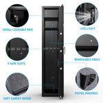 ZUN Large Capacity Metal Rifle Gun Safe,Security Cabinet Rifle Gun Safe With Digital Lock ,Quick Access 88810027