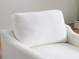 Swivel Arm Chair with Soft Chenille Fabric, Comfy Accent Chair for Living Room. Bedroom .Reading W2671P296992