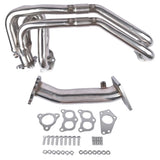 ZUN Stainless Exhaust manifold Header Kit for Subaru Impreza WRX / STI EJ205 EJ255 2002-2006 43349712