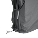 ZUN SHIELD PATIO OUTDOOR BBQ GRILL COVER, DARK GRAY N775P230628G