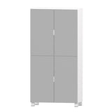 ZUN Large Shoe Storage Cabinet with Mirror for Entrance,Living Room Storage Cabinet with 4 Drawers,4 W760P228989