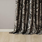 Jacquard Curtain Panel Pair B03598084
