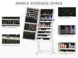 Floor standing jewelry cabinet with LED lights 37775414