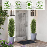 ZUN Christmas-like Artificial Cedar Cypress Plants Faux Boxwood Pine Greenery Trees Plantas Artificiales W2945P220428