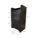 2 Pumping a Beauty Salon Side Table Black 59016646