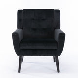 Modern Soft Velvet Material Ergonomics Accent Chair Living Room Chair Bedroom Chair Home Chair With W676P313948