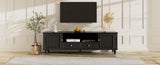U-Can 70.9'' Modern TV Stand for TVs up to 80 Inches, Entertainment Center with Open Compartment, TV N724P286415B