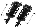 4PCs Front Struts Coil Springs Sway Bars fit for 2007-2014 Honda CRV CR-V 272491 11820753