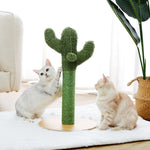 ZUN Cactus Cat Scratching Post 21.7'' Cat Scratcher with Sisal Rope for Small & Medium Cats Kittens 87368042