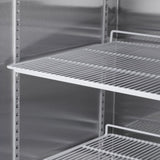 27"W Commercial Refrigerator Single Glass Door Stainless Steel Display Refrigerator 18.68 Cu.ft. N818P191850S