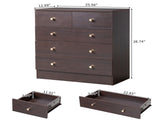 Modern Simple 5-Drawer Dresser Brown 58476495