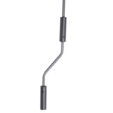 Manual Retractable Awning-118'' Non-Screw Outdoor Sun Shade Cover with UV Protection 100% W419142761