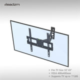 ZUN 32-65" Single Pendulum Small Base TV Stand Tmxd-103 Bearing 35KG / VESE400*400 / Up And Down -10~ 13910195