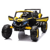 ZUN 12V Ride On Car with Remote Control,UTV ride on for kid,3-Point Safety Harness, Music Player W1396126991