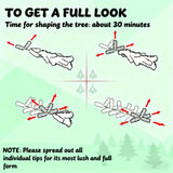 Pencil Christmas Tree with Sturdy Base, Perfect for Modern Holiday Decor 01747110