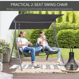 2 seats Outdoor Patio Swing Chair 65022294