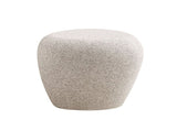 19.29 inch Irregular Fiberglass Side Table Durable, Scratch-Resistant & Waterproof End Table for W2582P575026