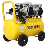 2.5 HP Silent Air Compressor 13 Gallon, Oil-Free, Electric Shop Air Compressor Portable,Lightweight W46564406