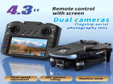 XS8-Drone with HD Dual Camera for Beginners, Large Remote Screen & Body LCD Display, Brushless 13743133