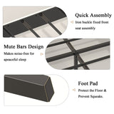 Queen Size Platform Bed , Metal Bed Frame with Charging Station, No Box Spring Needed, , W636P288880