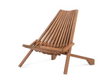 Wood Folding Chair for Outdoor, Low Profile Acacia Wood Lounge Chair for Balcony Porch Backyard 45059415