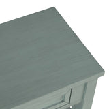 36'' Farmhouse Pine Wood Console Table Entry Sofa Table with 4 Drawers & 1 Storage Shelf for W120246662