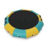 10 Feet Floating Water Trampoline - 330 lbs Capacity, Durable PVC/Oxford Cloth, with 500W Inflator & 39663320