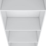 ZUN Sutton Bookcase with Tier Storage Shelves B128P176164