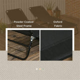 ZUN Folding Lounge Chairs / beach chair （Prohibited by WalMart） 05855396