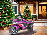 12V Kids Ride On Motorcycle, battery-powered kids' electric motorcycle with LED Nimbus toy, MP3, 88431139