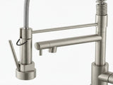 Kitchen Faucet with Pull Down Sprayer, Touch On Single Handle 2- Function Stainless Steel Spring 46626582