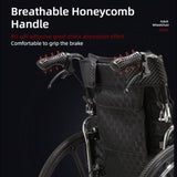 Folding Manual Transport Wheelchair, 18" Seat With Front and Rear Locking Hand Brakes, 24" Quick W3121P296753